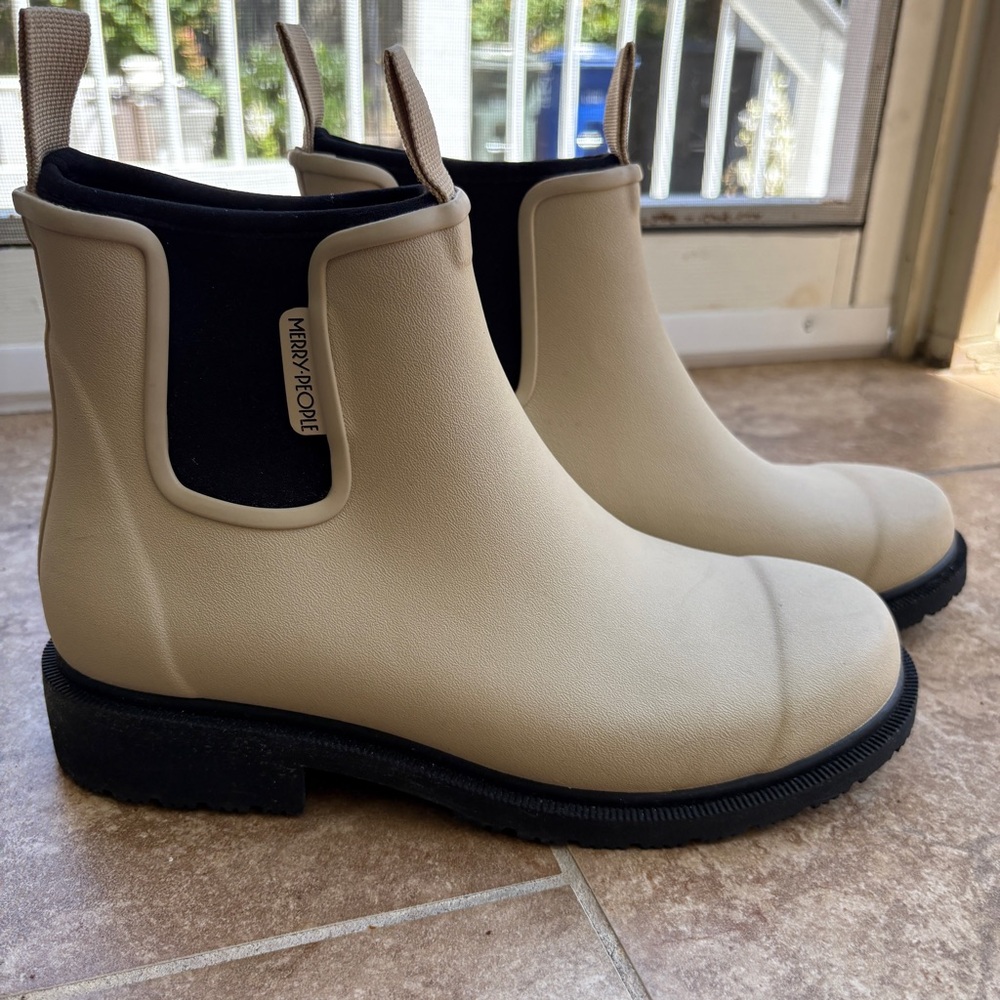 Merry People Women's Tan Winter & Rain Boots - Size 39 (US 8)
